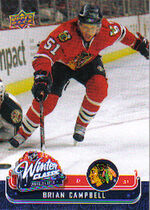 2008 Upper Deck MVP Winter Classic #WC11 Brian Campbell