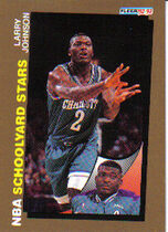1992 Fleer Spalding Schoolyard Stars #3 Larry Johnson