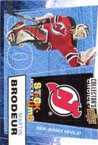 2008 Upper Deck Collectors Choice Stick-Ums #UMS16 Martin Brodeur