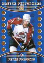 1998 Pacific Crown Royale Master Performers #4 Peter Forsberg