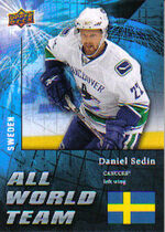 2009 Upper Deck All World #AW28 Daniel Sedin