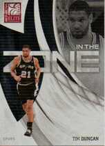 2009 Donruss Elite In the Zone #13 Tim Duncan