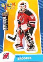 2009 Upper Deck Collectors Choice Stick-Ums #SU15 Martin Brodeur