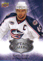 2009 Upper Deck Captain's Calling #CC5 Rick Nash