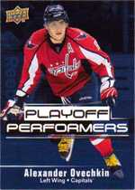 2009 Upper Deck Playoff Performers #PP1 Alexander Ovechkin