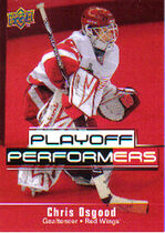 2009 Upper Deck Playoff Performers #PP15 Chris Osgood