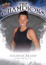 2009 Upper Deck The Champions #CH-AB Amanda Beard