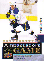 2009 Upper Deck Ambassadors of the Game Series 2 #AG49 Paul Kariya