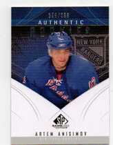 2009 SP Game Used #185 Artem Anisimov
