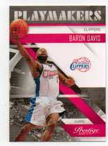 2010 Panini Prestige Playmakers #7 Baron Davis