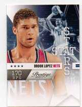 2010 Panini Prestige Stat Stars #25 Brook Lopez