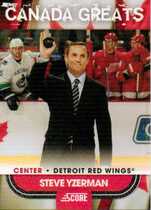 2010 Score Canadian Greats #8 Steve Yzerman