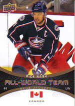 2010 Upper Deck All World Team #AW-2 Rick Nash