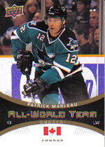 2010 Upper Deck All World Team #AW-3 Patrick Marleau