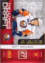 2010 Donruss The Ultimate Draft #28 Matt Moulson