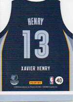 2010 Panini Threads Rookie Team Threads Away #40 Xavier Henry