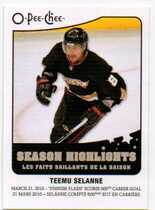 2010 Upper Deck O-Pee-Chee OPC Season Highlights #SH8 Teemu Selanne