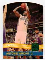 2010 Donruss Die Cuts Emerald #227 Antoine Wright