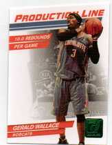 2010 Donruss Production Line Die Cuts Emerald #33 Gerald Wallace