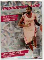 2010 Donruss Production Line Rack Packs/Cracked Ice #91 Aaron Brooks