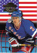 1994 Pinnacle World Edition #WE15 Brian Leetch