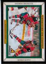 2010 Panini Pinnacle Chemistry On Canvas #15 Andrew Brunette|Mikko Koivu
