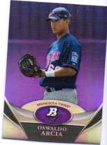 2011 Bowman Platinum Prospects Purple Refractors #BPP24 Oswaldo Arcia