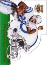 1995 Playoff Absolute Die Cut Helmets #HDC7 Marshall Faulk