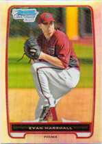 2012 Bowman Chrome Prospects Refractors #BCP193 Evan Marshall