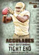 2012 Bowman Accolades #BAC-DA Dwayne Allen