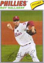 2012 Topps Archives Cloth Stickers #RH Roy Halladay