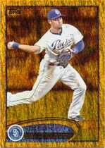 2012 Topps Gold Sparkle Series 2 #605 Jason Bartlett