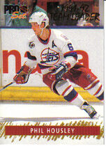 1992 Pro Set Gold Team Leaders #14 Phil Housley