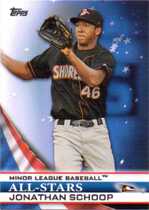 2012 Topps Pro Debut Minor League All-Stars #JSC Jonathan Schoop