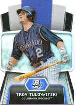 2012 Bowman Platinum Cutting Edge Stars #CES-TT Troy Tulowitzki