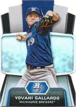 2012 Bowman Platinum Cutting Edge Stars #CES-YG Yovani Gallardo