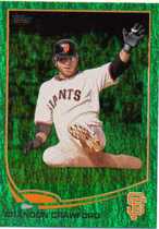 2013 Topps Emerald #73 Brandon Crawford