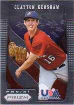 2012 Panini Prizm USA Baseball #USA6 Clayton Kershaw