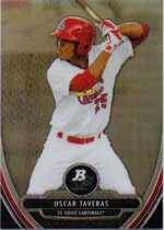 2013 Bowman Platinum Chrome Prospect Refractors #BPCP1 Oscar Taveras