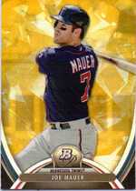 2013 Bowman Platinum Gold #77 Joe Mauer