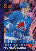 1994 Pinnacle Select Youth Explosion #YE3 Janne Laukkanen