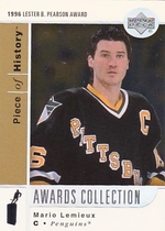 2002 Upper Deck Piece of History Awards Collection #AC22 Mario Lemieux