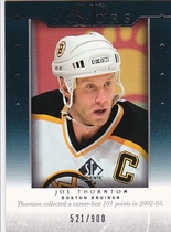 2003 SP Authentic Honors #H25 Joe Thornton