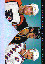 1994 Donruss Dominators #1 Eric Lindros|Mario Lemieux|Mark Messier