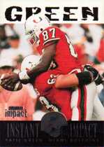 1997 SkyBox Impact Instant Impact #8 Yatil Green