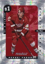 1996 Pinnacle Be a Player Biscuit In The Basket #7 Sergei Fedorov