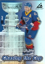 1997 Pinnacle Zenith Chasing The Cup #7 Brett Hull