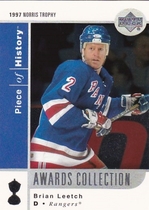 2002 Upper Deck Piece of History Awards Collection #AC19 Brian Leetch