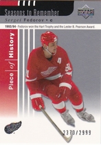 2002 Upper Deck Piece of History #106 Sergei Fedorov