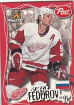 1997 Post Pinnacle #13 Sergei Fedorov